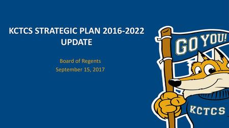 KCTCS Strategic Plan Update