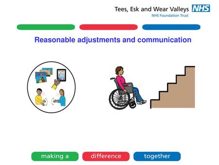 Reasonable adjustments and communication