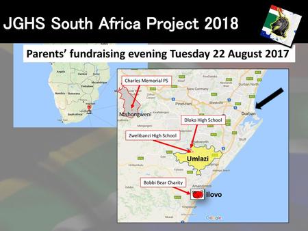 JGHS South Africa Project 2018