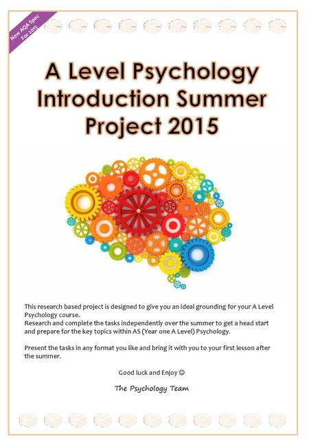 Introduction Summer Project 2015