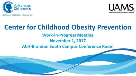 Center for Childhood Obesity Prevention