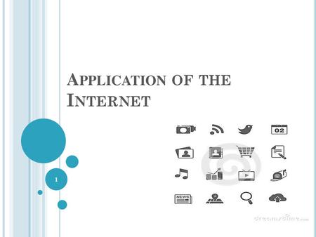 Application of the Internet