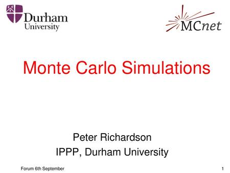 Monte Carlo Simulations