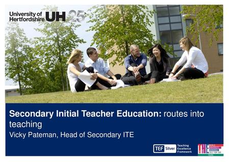 Secondary Initial Teacher Education: routes into teaching