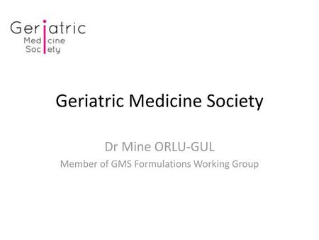 Geriatric Medicine Society