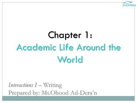 Academic Life Around the