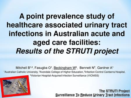 Results of the STRUTI project