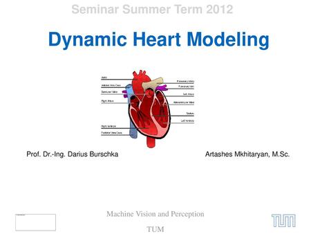 Seminar Summer Term 2012 Dynamic Heart Modeling