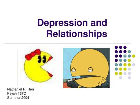 Depression and Relationships