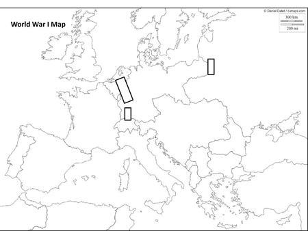 World War I Map.