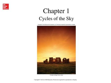 Chapter 1 Cycles of the Sky