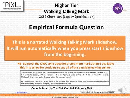 Empirical Formula Question