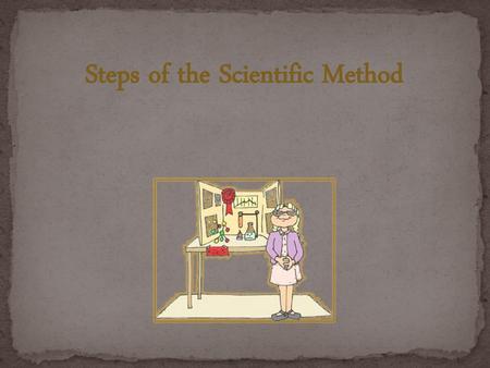 Steps of the Scientific Method