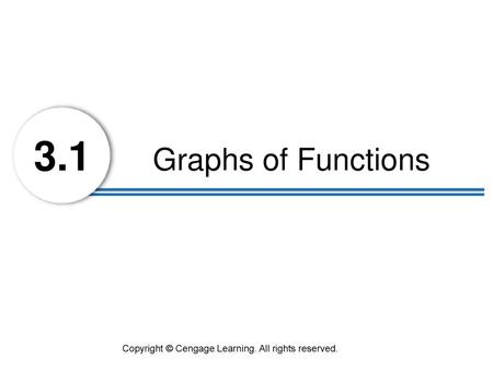 Copyright © Cengage Learning. All rights reserved.