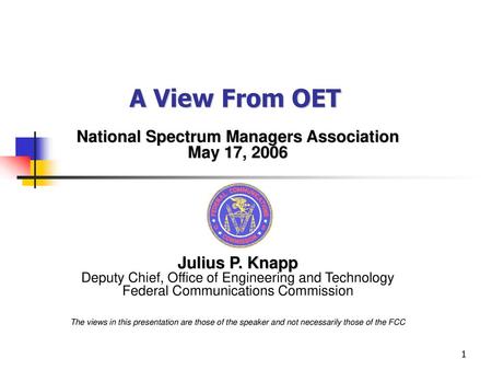 National Spectrum Managers Association