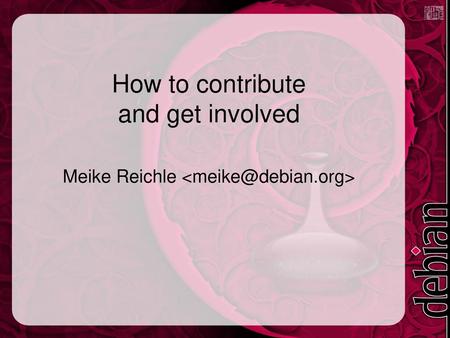 How to contribute and get involved