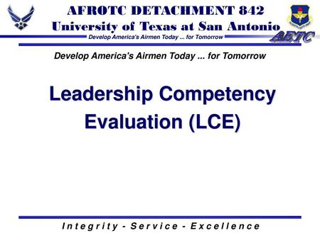 Leadership Competency Evaluation (LCE)