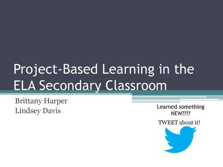 Project-Based Learning in the ELA Secondary Classroom