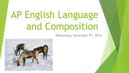 AP English Language and Composition