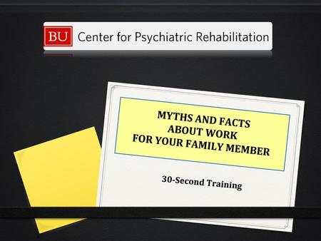 MYTHS AND FACTS ABOUT WORK FOR YOUR FAMILY MEMBER