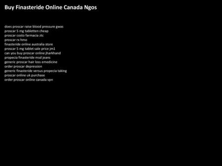 Buy Finasteride Online Canada Ngos