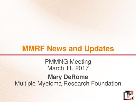 Multiple Myeloma Research Foundation