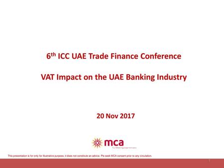 6th ICC UAE Trade Finance Conference