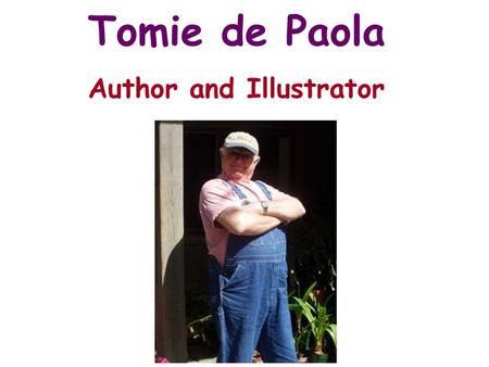 Author and Illustrator