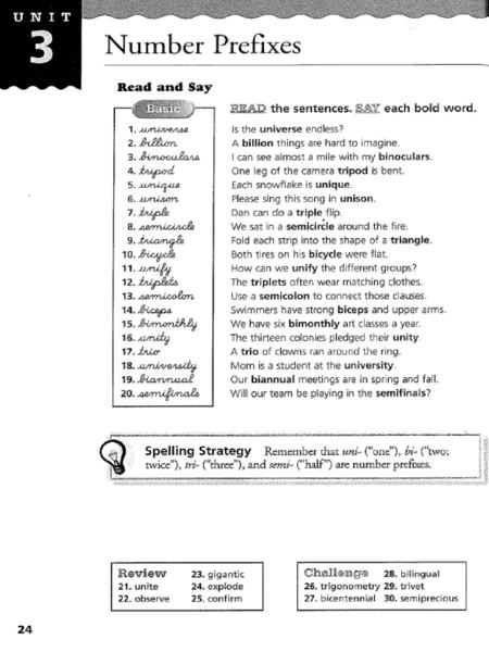 Write the answers to 1-20 on a separate sheet of paper.