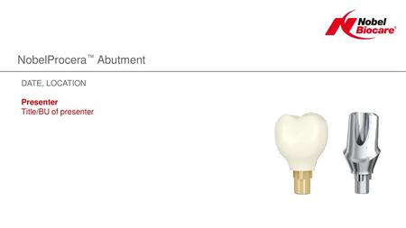 NobelProcera™ Abutment