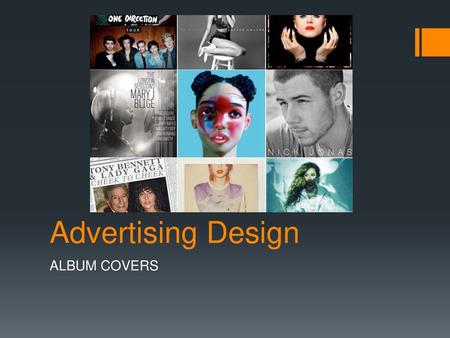 Advertising Design ALBUM COVERS.