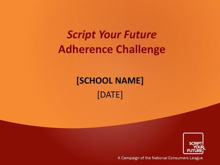 Script Your Future Adherence Challenge