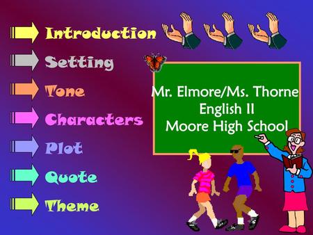 Introduction Setting Tone Characters Plot Quote Theme