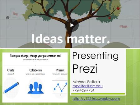 Presenting Prezi Michael Pelitera