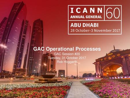 GAC Operational Processes