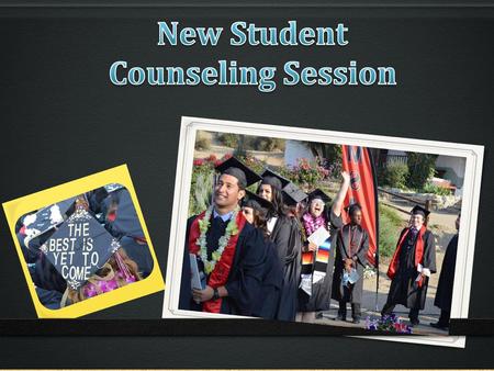 New Student Counseling Session