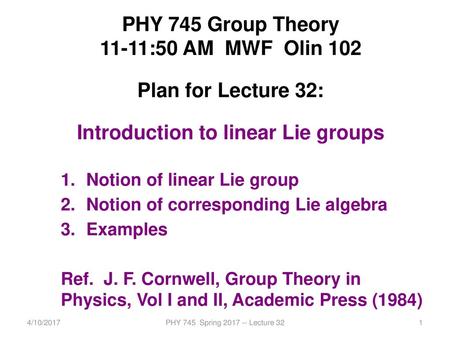 Introduction to linear Lie groups