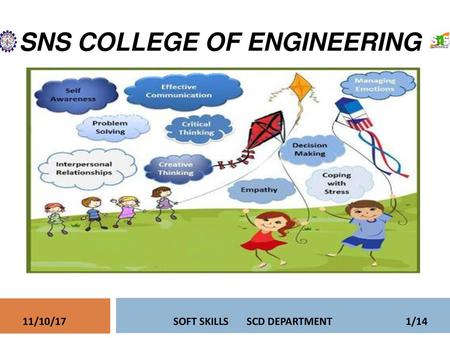 SOFT SKILLS SCD DEPARTMENT