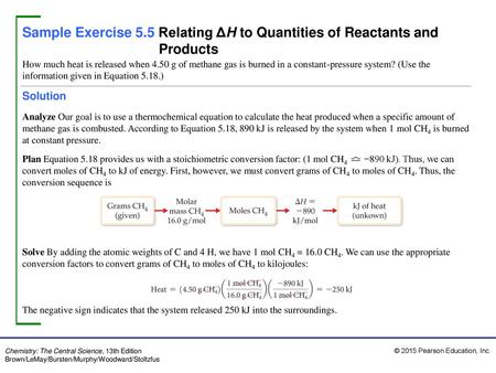 How much heat is released when 4