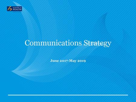 Communications Strategy