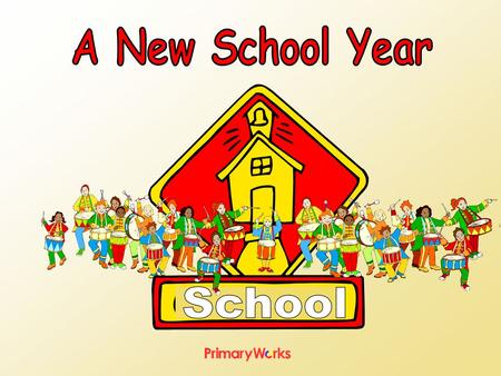 A New School Year School.