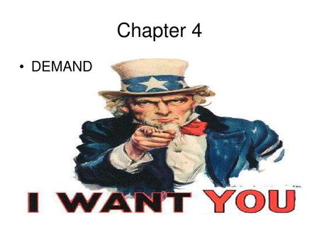 Chapter 4 DEMAND.