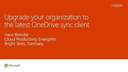 Upgrade your organization to the latest OneDrive sync client