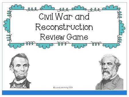 Civil War and Reconstruction