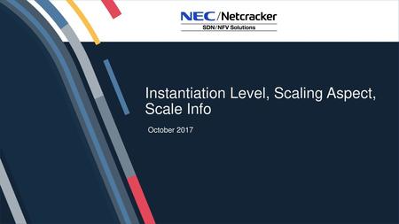 Instantiation Level, Scaling Aspect, Scale Info