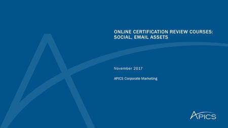 ONLINE CERTIFICATION REVIEW COURSES: SOCIAL,  ASSETS