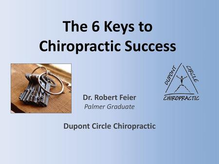 The 6 Keys to Chiropractic Success