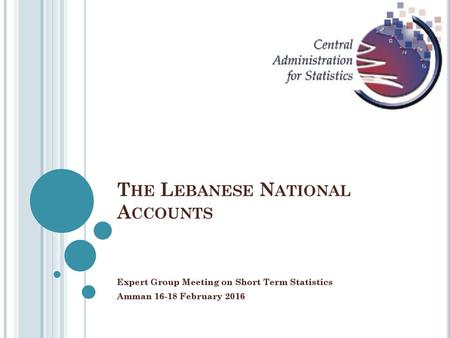 The Lebanese National Accounts