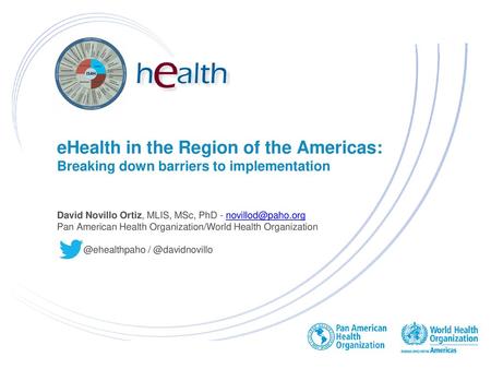 eHealth in the Region of the Americas: