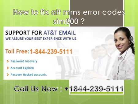 How to fix att mms error codes sim800 ?